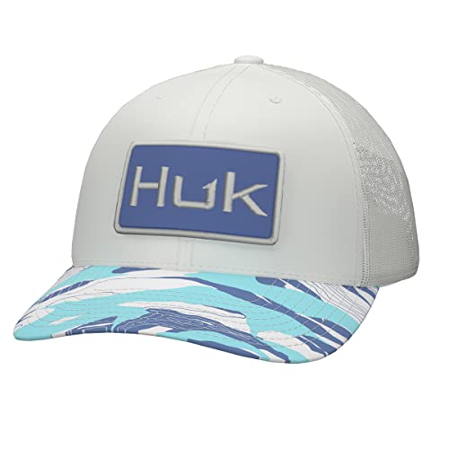 Mens Trucker Hat, Anti-Glare Snapback Fishing Hat for Men - color: Tidal Map - Island Paradise