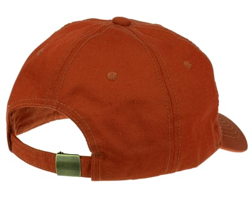 Gelante Cotton Twill Washed Unstructure Baseball Cap - Adjustable Blank Hat for Men Women - Wholesale Bulk Lot of 6 Pack - color: Solid Orange