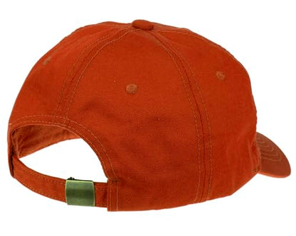 Gelante Cotton Twill Washed Unstructure Baseball Cap - Adjustable Blank Hat for Men Women - Wholesale Bulk Lot of 6 Pack - color: Solid Orange