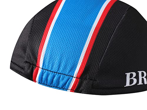 Brooklyn Cycling Cap - Retro Cycling Hat-Under Helmet - Cycling Helmet Liner Breathable&Sweat Uptake - color: Black