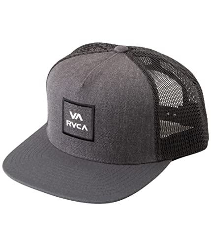 RVCA Men's VA All The Way Trucker Hat - color: Charcoal