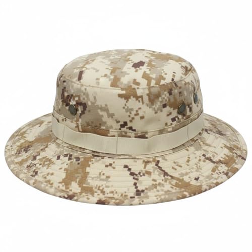 Sun Hats for Men Women Bucket Hat UPF 50+ Boonie Hat Foldable UV Protection Hiking Beach Fishing Summer Safari - color: 1pack-desertdigital