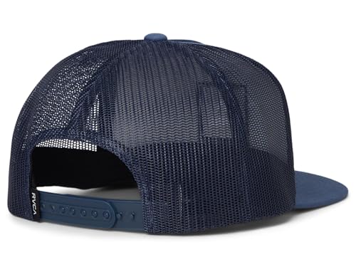 RVCA Men's VA All The Way Trucker Hat - color: Vintage Navy