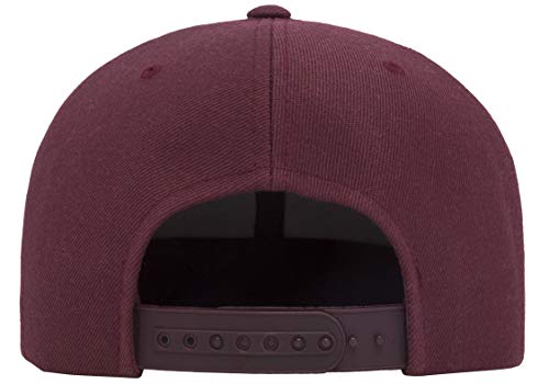 Flexfit Unisex Adult Yp Classics Premium Snapback Cap – 2-Tone - color: Maroon