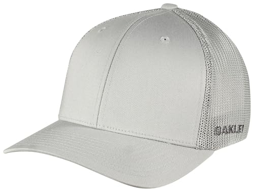 Oakley Mens Oakley Golf Cresting Trucker - color: Stone Gray, size: Small-Medium