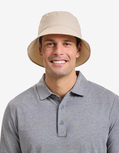 Solbari Unisex Bondi Bucket Hat UPF 50+ - color: Beige, size: Small-Medium