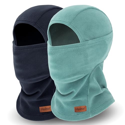 Winter Balaclava Ski Mask for Men Women - Windproof Thermal Face Mask for Snowboard Cycling Running for Cold Weather - color: Navy/Blue