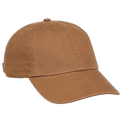 Lids Blank Baseline Dad Adjustable Strapback Hat - color: Camel