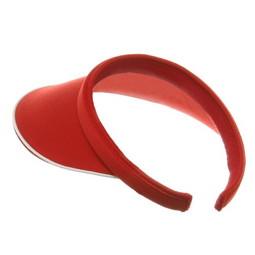 Piping Clip On Visor - color: Red