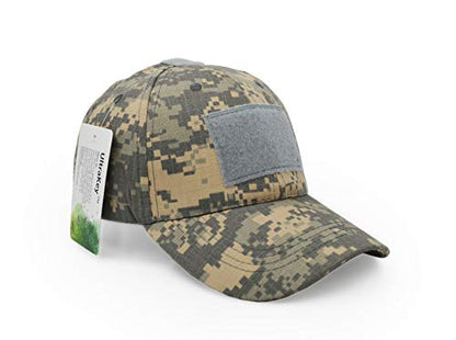 UltraKey Military Tactical Operator Cap, Outdoor Army Hat Hunting Camouflage Baseball Cap - color: Green Digital