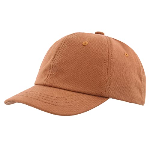 BAVST Boy Baseball Cap for Baby Toddler Girls Summer Cap Sun Protection Dinosaur Kids Trucker Hats for 1-3Years Old - color: Z-caramel