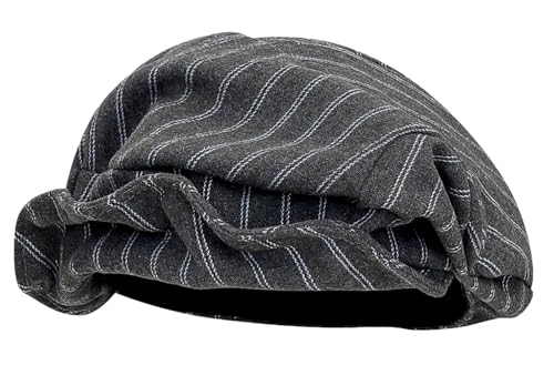 Pocadri Slouchy Pleated Newsboy Hats for Women Men Spring/Fall Retro Beret Hat Visor Lightweight Cabbie Cap - color: D-coffee