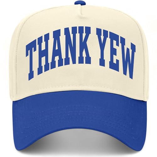Thank Yew Collegiate Hat - color: Royal/Natural