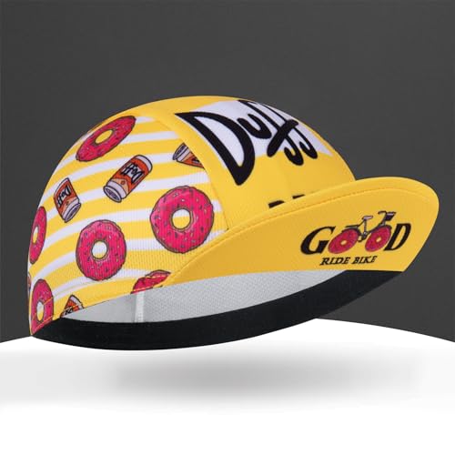 Cycling Cap for Man and Woman Cycling Hat Under Helmet-Polyester Breathable Sweat Absorbent - color: Bee-19