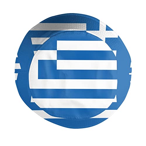 Cute Funny Flag Bucket Hat Packable Fashion Sun Cap Outdoor Flag Fisherman Hat for Women Men Boys Girls - color: Greece Flag Greek Flag