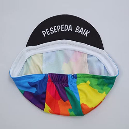 Man's Cycling Cap - Polyester Road Cycling Hat-Under Helmet - Cycling Helmet Liner Breathable&Sweat Uptake - color: Cck