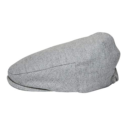 Born to Love Infant, Toddler Boys Pinstripe Driver Cap Baby Hat - color: Alex Grey Herringbone, size: 2-3T