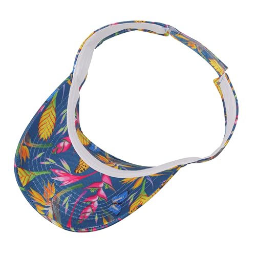 ZLYC Print Sports Sun Visors for Women Girls - color: Pattern Navy