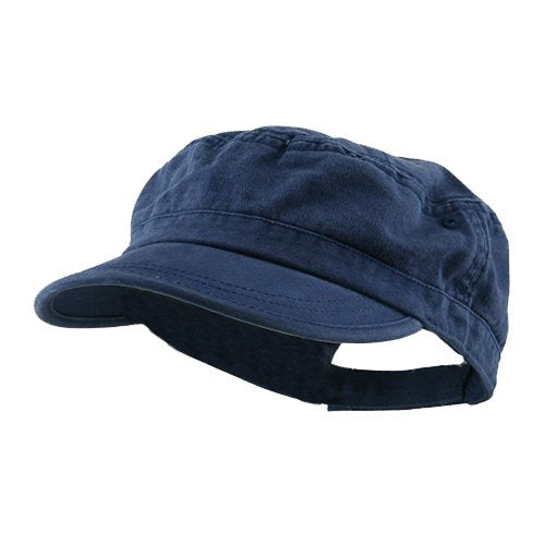 e4Hats.com Enzyme Regular Solid Army Caps - color: Blue