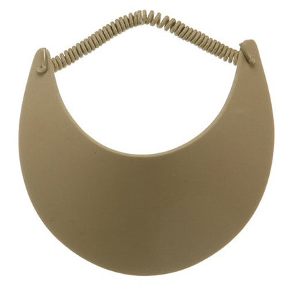 Large Bill Foam Sun Visor - color: Khaki