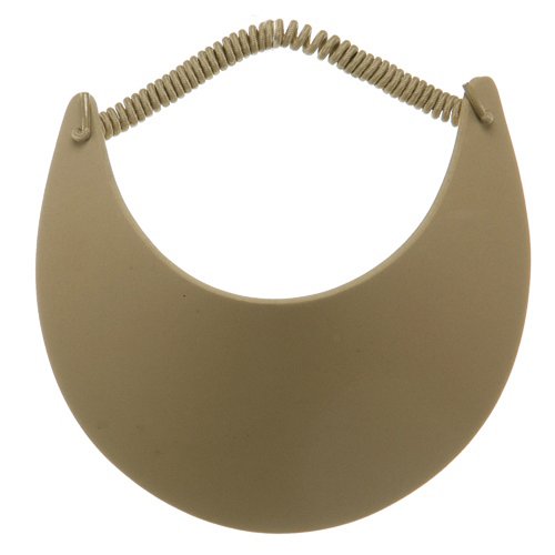 Large Bill Foam Sun Visor - color: Khaki