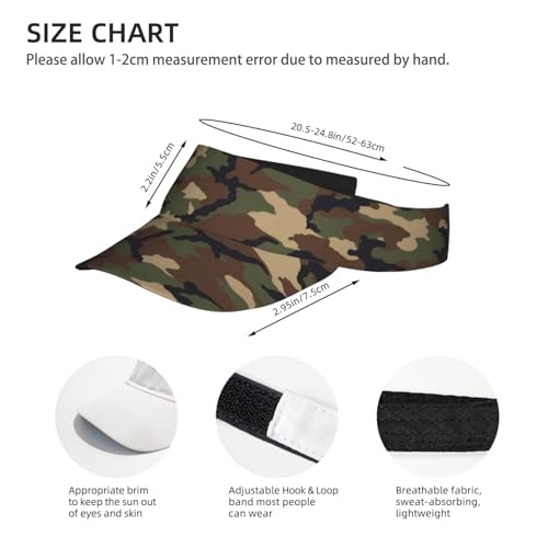 Panda Sports Sun Visor Hats for Women Men - color: 20