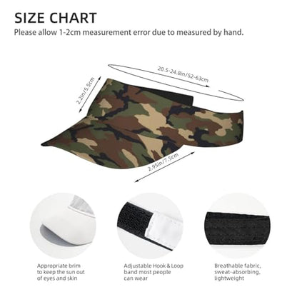 Panda Sports Sun Visor Hats for Women Men - color: 20