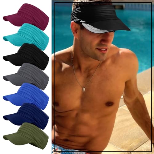 Unisex Outdoor Sport Sun Visor Hats Adjustable Empty Top Baseball Cap,Sun Hat for Women and Men