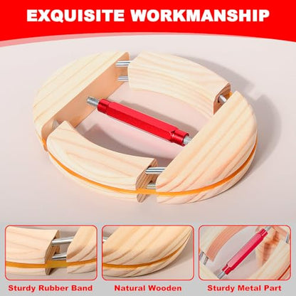 Hat Stretcher 4 Way, Hat Stretcher for Fitted Hats Size 6 7/8 to 8 1/2 - color: 4way Red