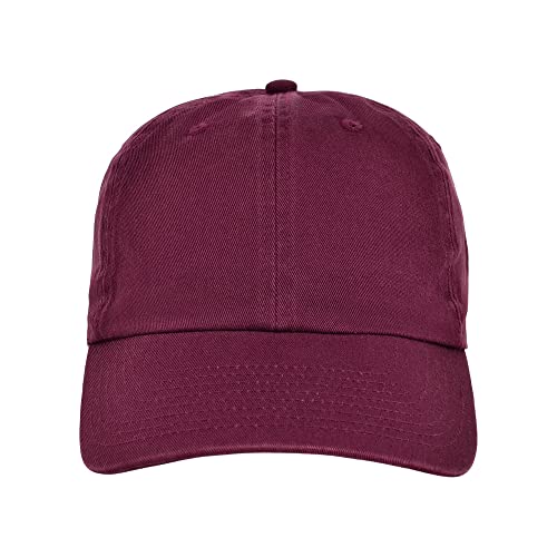 Lids Blank Baseline Dad Adjustable Strapback Hat - color: Maroon