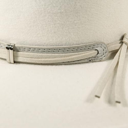Lucky Brand Womens Ranger Hat | Wide Brim | Felt | Rancher | Americana | Western Inspired | Classic | Fashion | Cowboy - color: Wide Brim Ranger - Cream