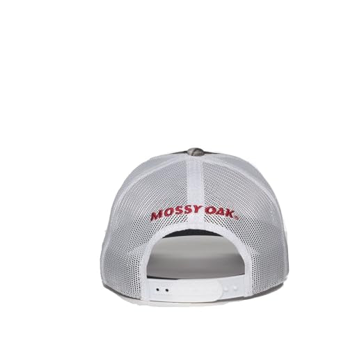 Mossy Oak Elements Agua Manta Pro Round Structured Fishing Trucker Hat