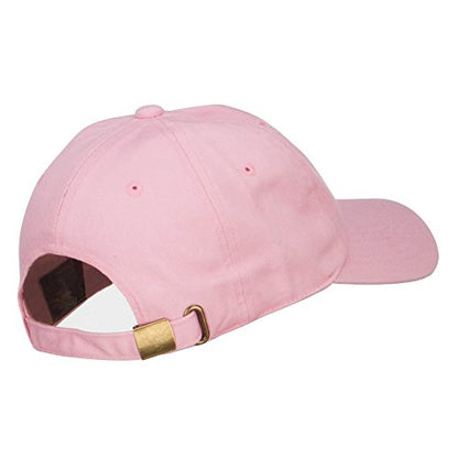 Nissi Unstructured Cotton Twill Washed Cap - color: Lt Pink