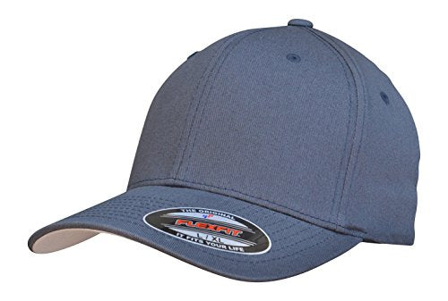 Flexfit/Yupoong Men's Cotton Twill Fitted Cap - color: Dark Navy, size: Small-Medium