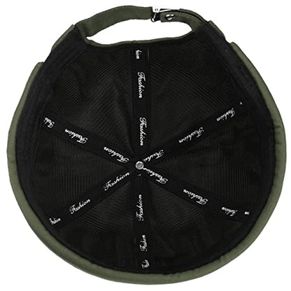 Glamorstar Dome Brimless Hats for Women Men Sailor Docker Beanie Cap Hip Hop Hats - color: Dark Green