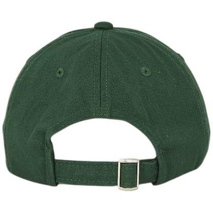 E BY ELIDAN Boston EST 1630 Dad Hat, Embroidered Cotton Baseball Cap - color: Dark Green