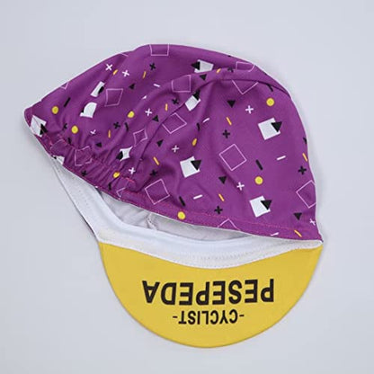 Funny Cycling Cap - Polyester Cartoon Cycling Hat-Under Helmet - Cycling Helmet Liner Breathable&Sweat Uptake - color: A