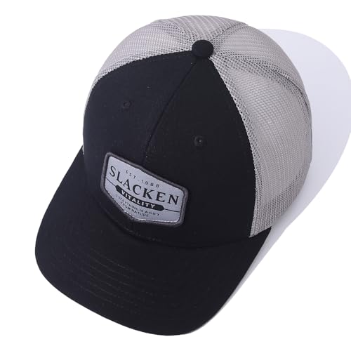 Breathable Snapback Trucker Hats Summer Baseball Caps Adjustable Outdoor Mesh Snap Back Hats for Daily Use - color: Mg-hswmbs2518-black