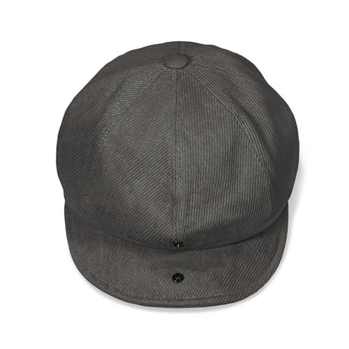 Croogo Baker Boy Newsboy Cap Beret Hats Adjustable Cabbie Apple Hat for Men - color: Nb25q11-grey