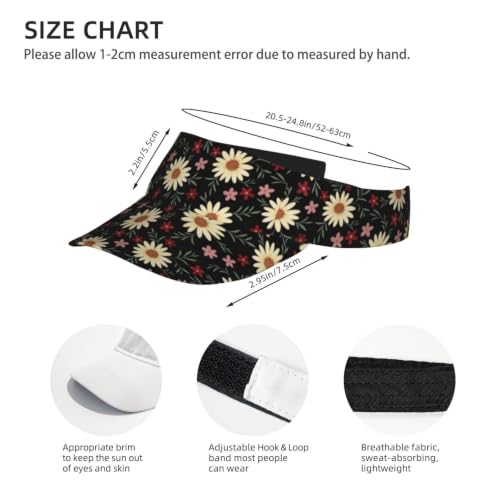 Leopard Print Sun Visor Hat Adjustable Sports Beach Cap for Men Women - color: 26