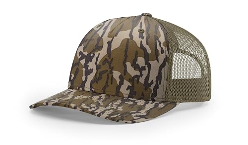 Richardson 112FP & 112PFP Classic Fit Five-Panel Snapback Trucker Cap |OSFM - color: Bottomland/Loden