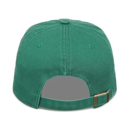 Lids Blank Baseline Dad Adjustable Strapback Hat - color: Kelly Green