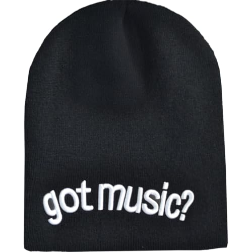 Music Beanies/Assorted Designs, Styles, & Colors - color: Cuffless, style: Got Music?