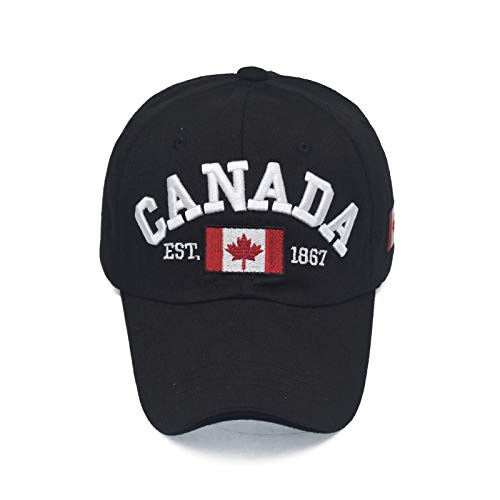 Canada Dad Hat Maple Leaf Flag Cap Embroidered Unisex