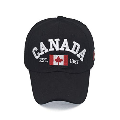 Canada Dad Hat Maple Leaf Flag Cap Embroidered Unisex