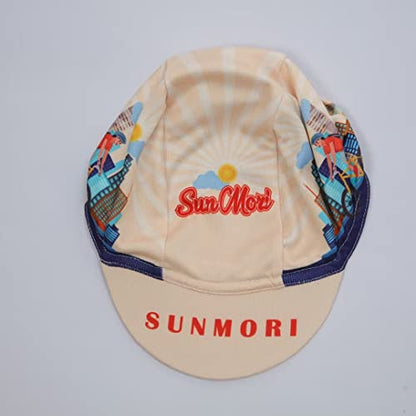 Funny Cycling Cap - Polyester Skull Cycling Hat-Under Helmet -Cartoon Cycling Helmet Liner Breathable&Sweat Uptake - color: Fuu-ff