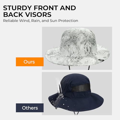 KastKing Sol Armis UPF 50 Boonie Hat for Sun Protection,Men Women - color: Prym1 Glacier Fade