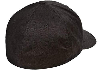 Flexfit Wooly Combed Twill Cap - 6277 (Black, Adult XXL (7 3/8"- 8"))