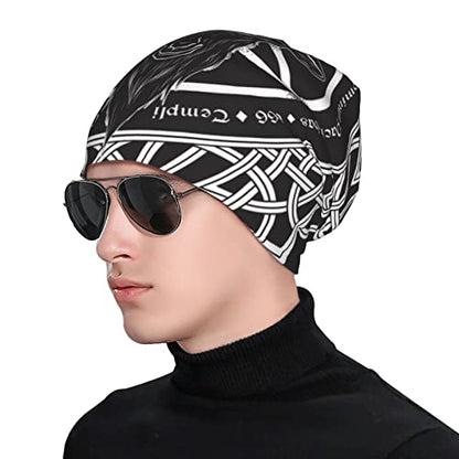 Sigouyinei Soft Knit Beanie Hat, Lightweight Winter Hat for Men Women - color: Black2