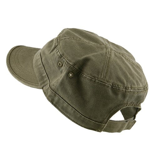 e4Hats.com Enzyme Regular Solid Army Caps - color: Green